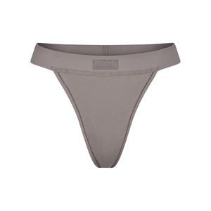 NWT SKIMS cotton rib thong (small)